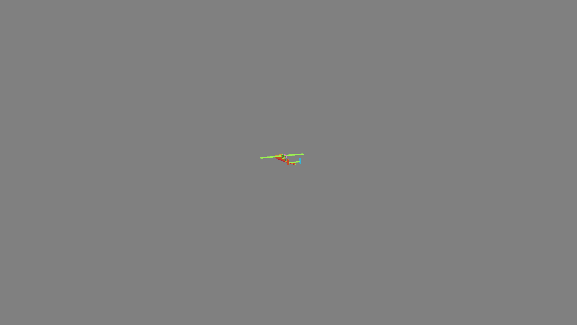 Normal map of a drone for better surface recognition
